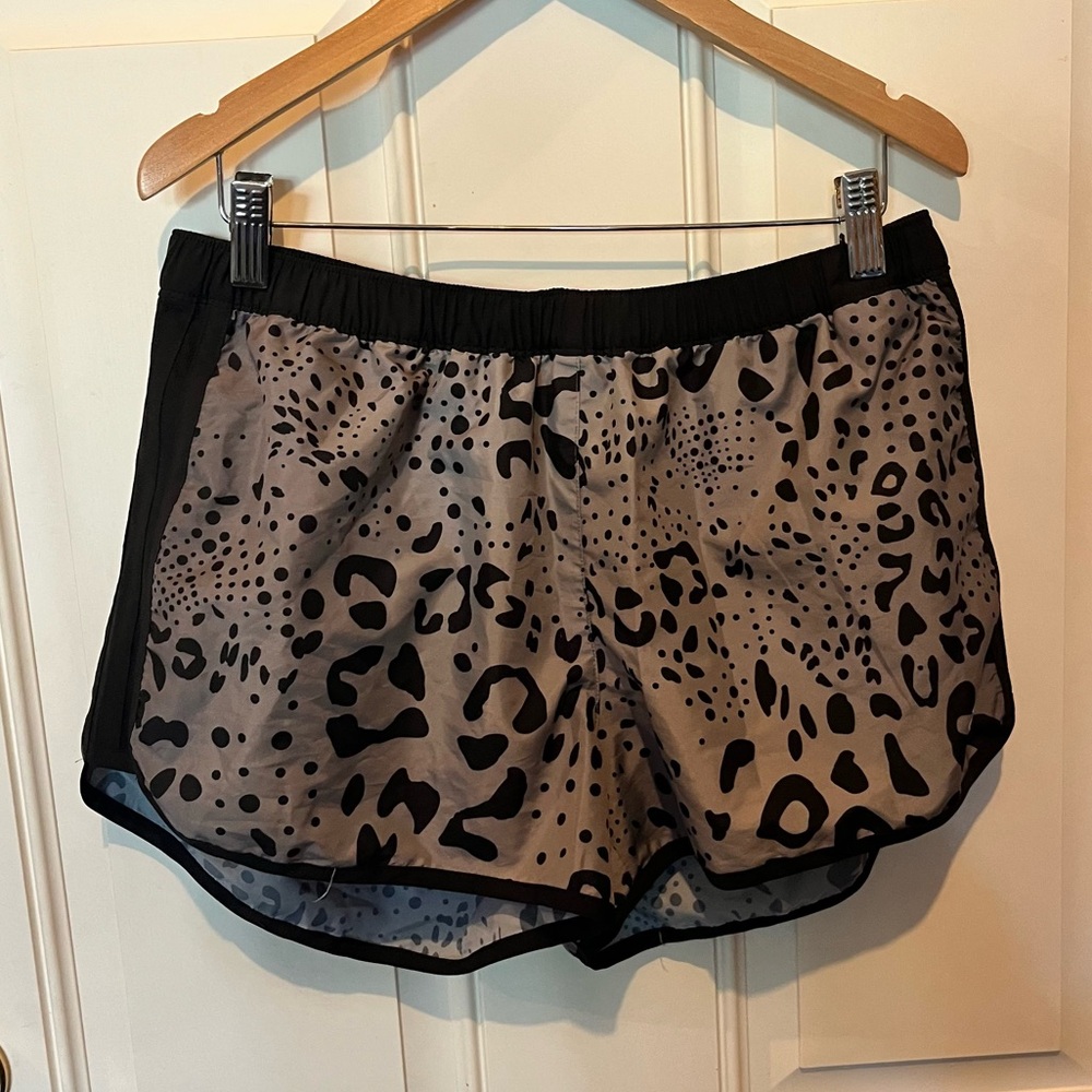 Leopard Print Addidas Climalite Athletic Shorts